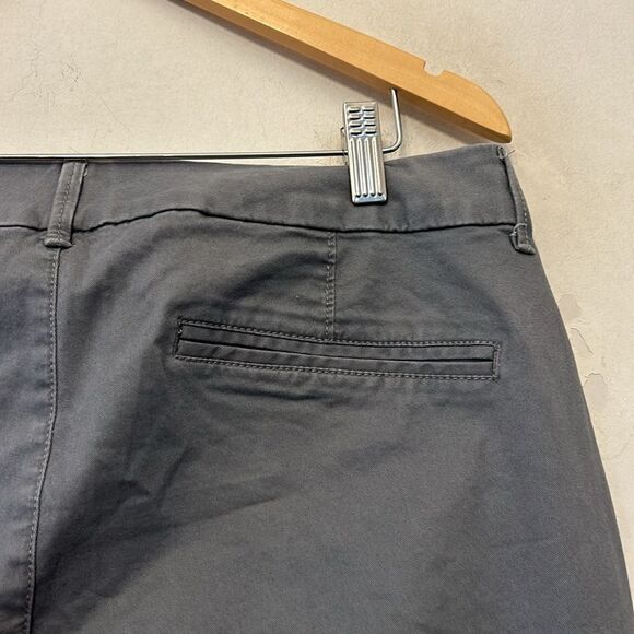 Old Navy gray cotton boot cut pants Size 12 P New - Picture 7 of 9